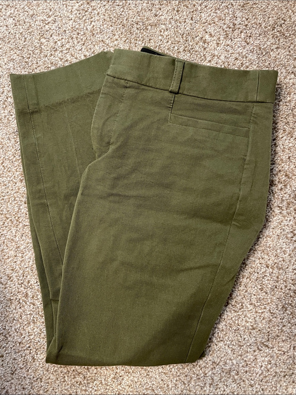 Banana Republic Olive Green Sloan Petite 4 Pants